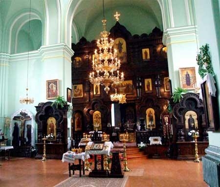 Three-level iconostasis of St. Semeon church