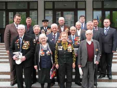 Celebration of the 65th anniversary of the Great Victory in luninets